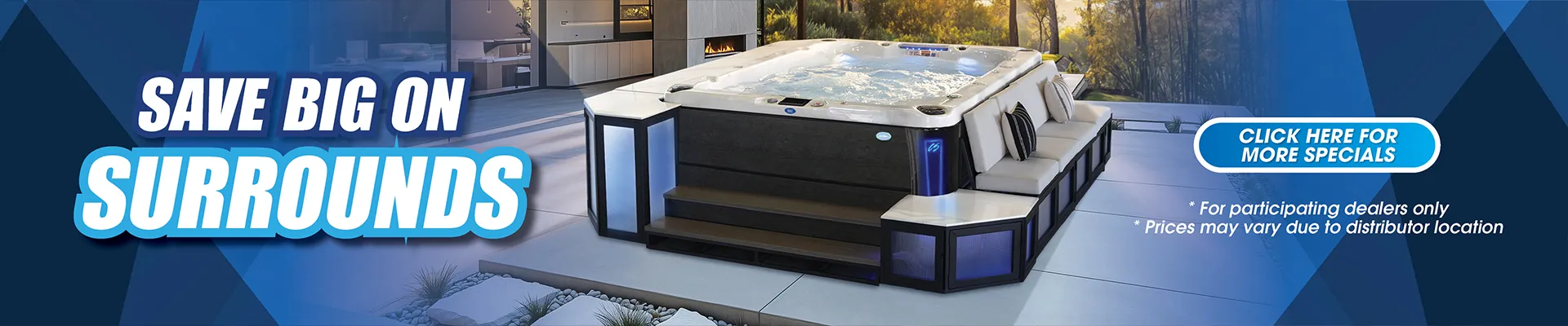 Calspas hot tub being used in a family setting - Plantation