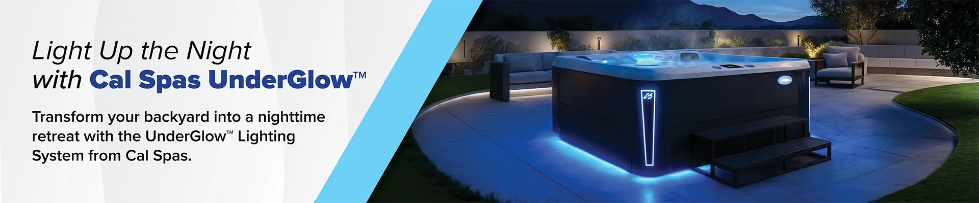 Calspas hot tub being used in a family setting - Plantation